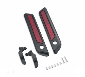 Gloss Black Saddlebag Latch and Hinge Kit